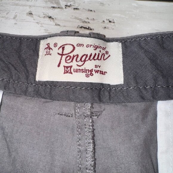 Penguin Original by Munsingwear Men's Size 38 Gray Shorts Graphic Print Cactus - Picture 6 of 8
